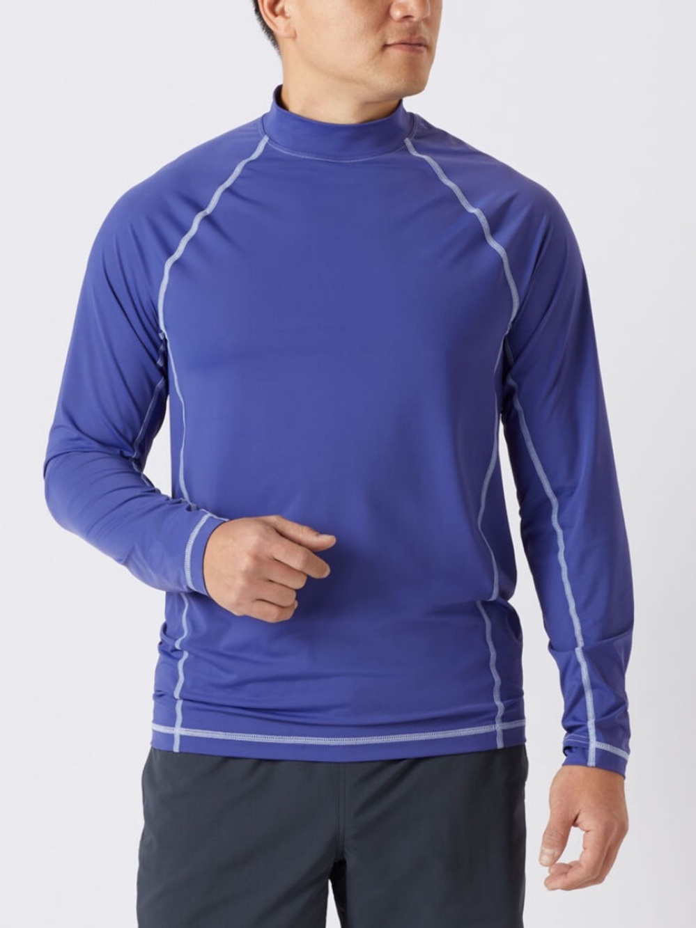 Men's Duluth Suit Up Long Sleeve Mock Neck Swim Tee 2XL